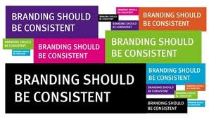 Branding should be consistent graphic